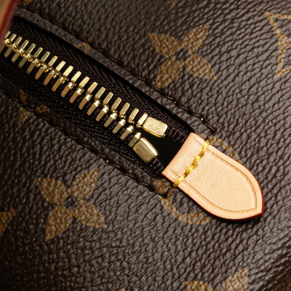 Louis Vuitton Monogram Locker Top Kit Shoulder Bag Brown Leather - Picture 4 of 10